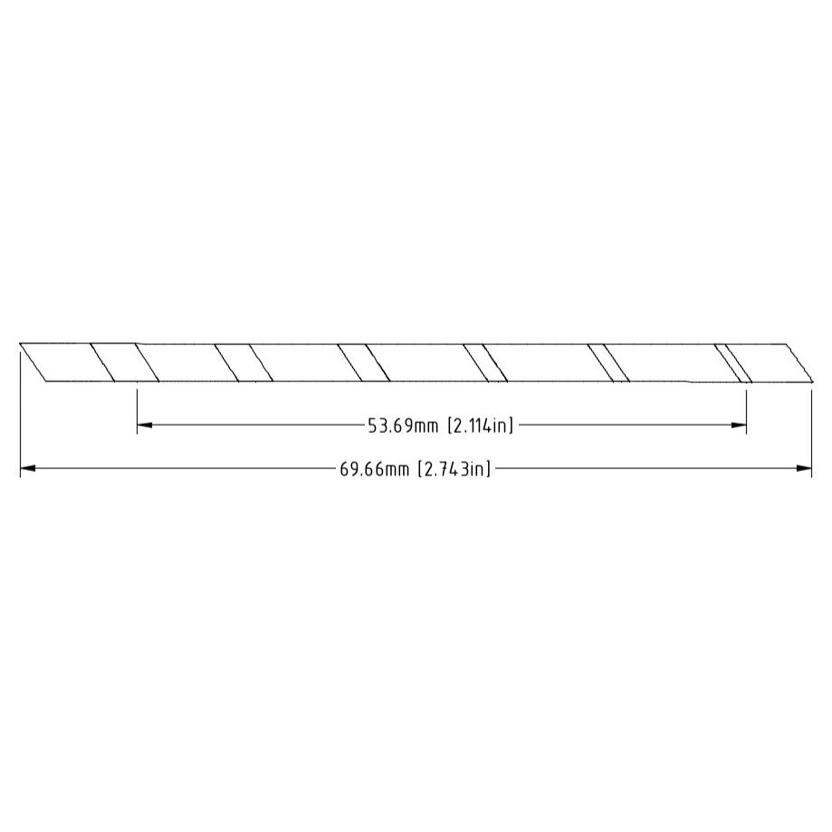 Black TUSQ XL by Graph Tech 6 string fanned bass nut PT-6306-00