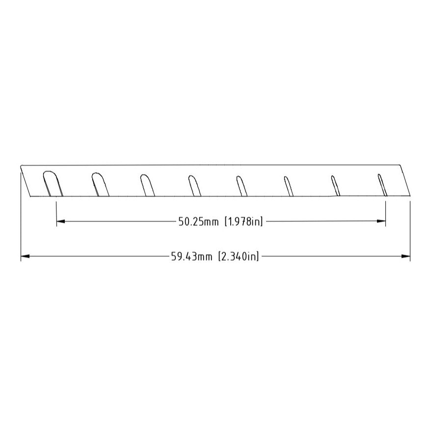 Black TUSQ XL by Graph Tech 8 String Fanned Nut PT-6849-00