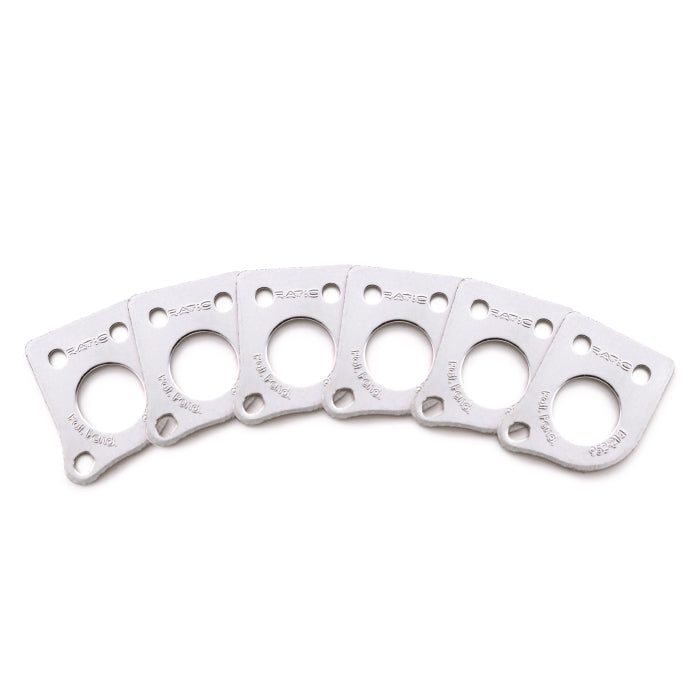 InvisoMatch by Graph Tech Premium Plates For 45 Degree Screw Hole - Black 6pcs PRT-952-214-B0
