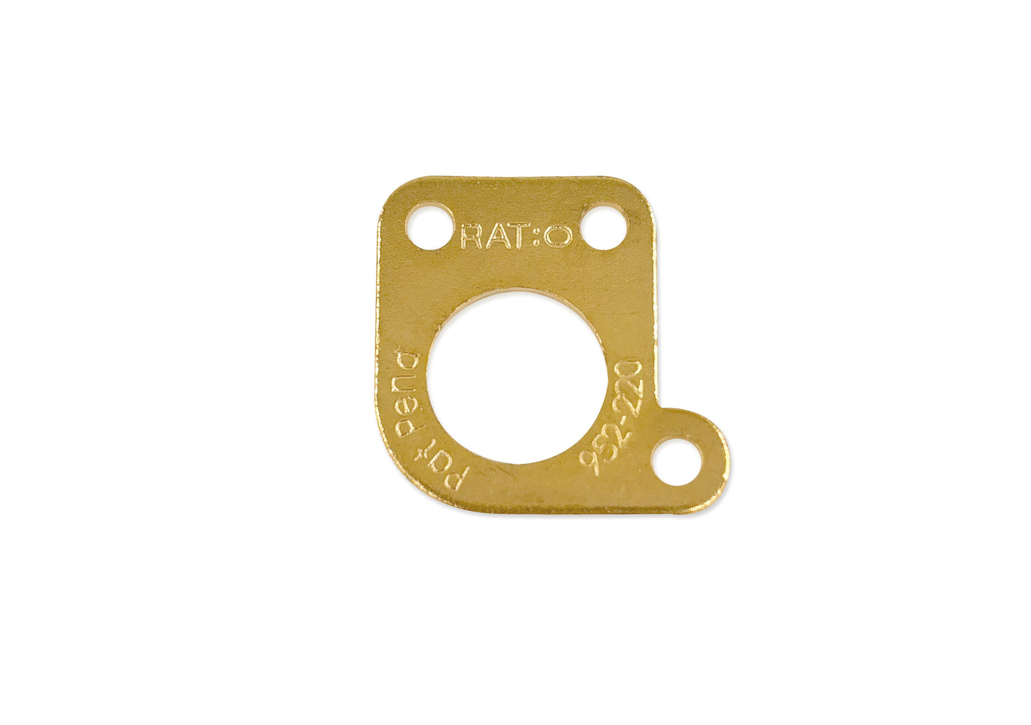 InvisoMatch Plate (1 Piece Only) for Ratio Tuners, Schaller Style offset 90 degree (Select Finish)