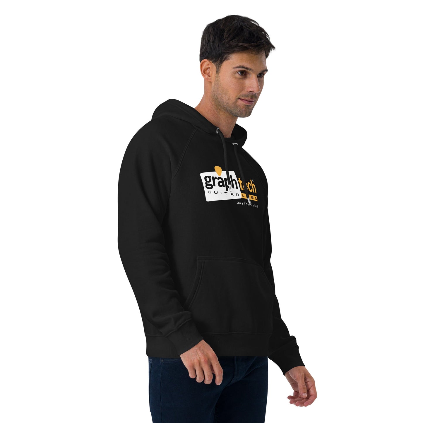 Graph Tech Logo Unisex eco raglan hoodie
