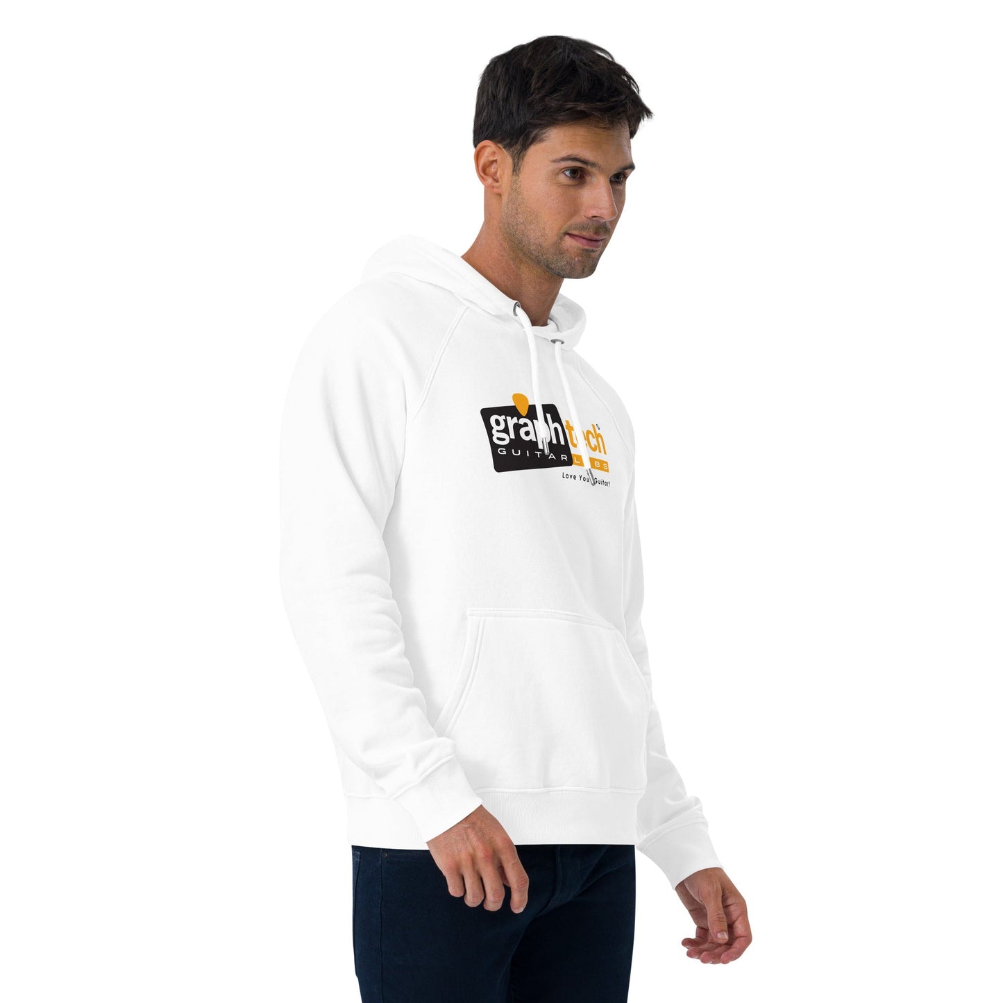Graph Tech Logo Unisex eco raglan hoodie