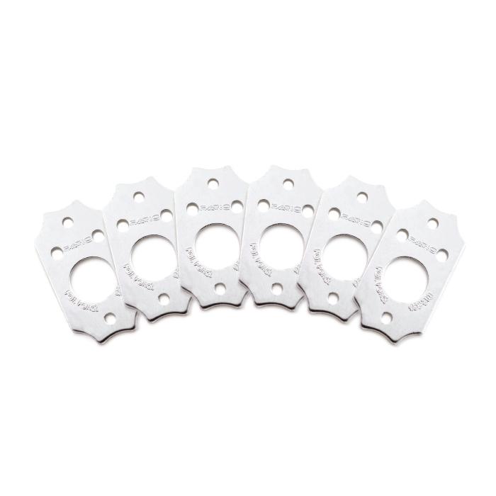 InvisoMatch Plates for Ratio Tuners, Gibson Style Two Screw hole (set of 6) (Select Finish) - Graph Tech Guitar Labs Ltd.