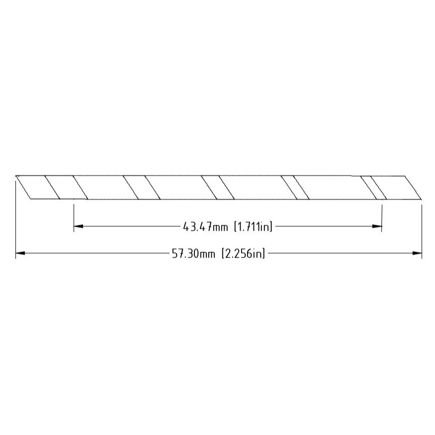 Black TUSQ XL by Graph Tech 5 string fanned bass nut PT-5306-00