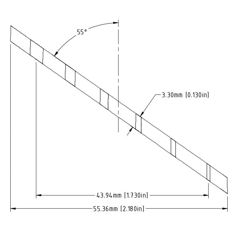 Model 6306-00 Nut Slotted Multi-Scale L69.66mm - Graph Tech Guitar Labs