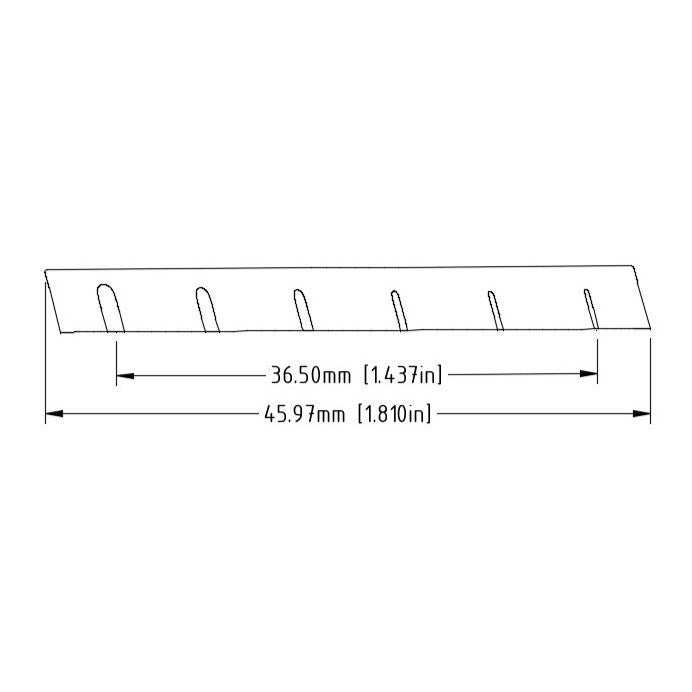 Model 6649-00 Nut Slotted Multi-Scale L45.97mm - Graph Tech Guitar Labs