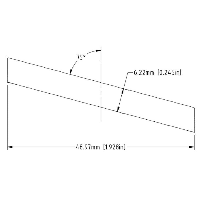 Model 6771-00 Nut Blank Multi-Scale L52.28mm - Graph Tech Guitar Labs