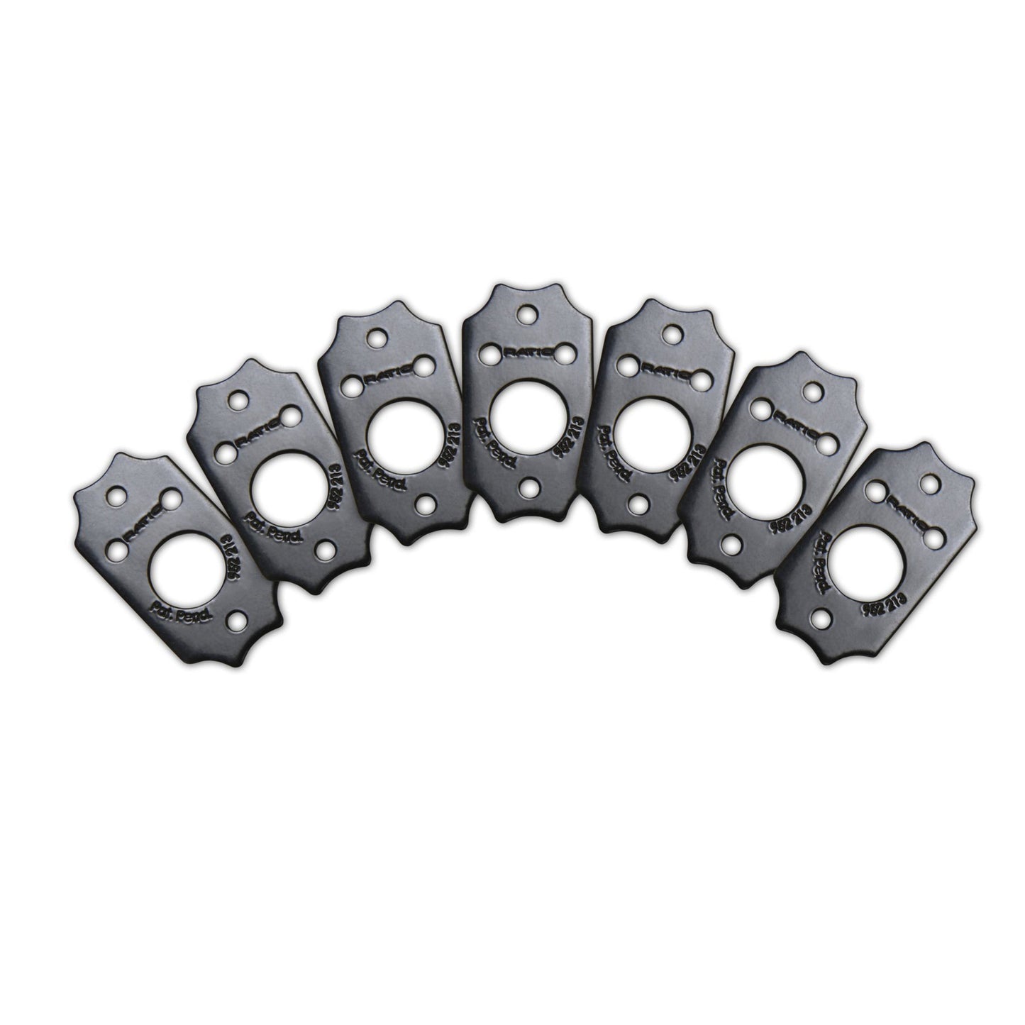 InvisoMatch by Graph Tech Premium Plates For Gibson Style Screw Hole - Black 6pcs PRT-952-213-B0