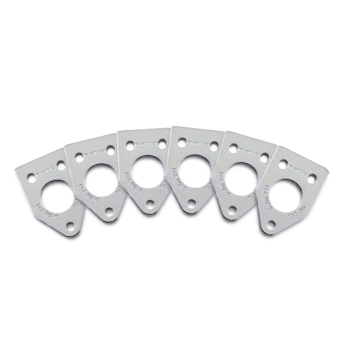 InvisoMatch by Graph Tech Premium Plates For 90 Degree Screw Hole - Black 6pcs PRT-952-216-B0