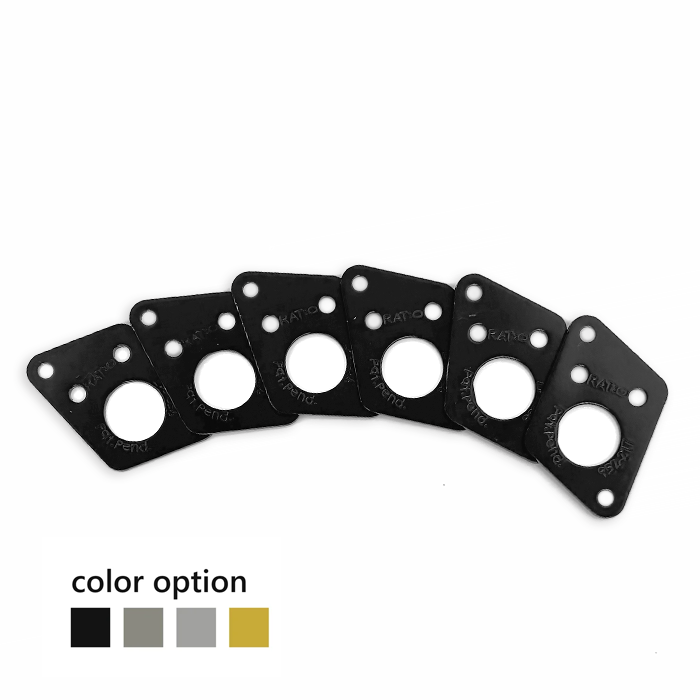 InvisoMatch Plates for Ratio Tuners, 'F' Style Screw Hole (set of 6) (Select Finish) - Graph Tech Guitar Labs