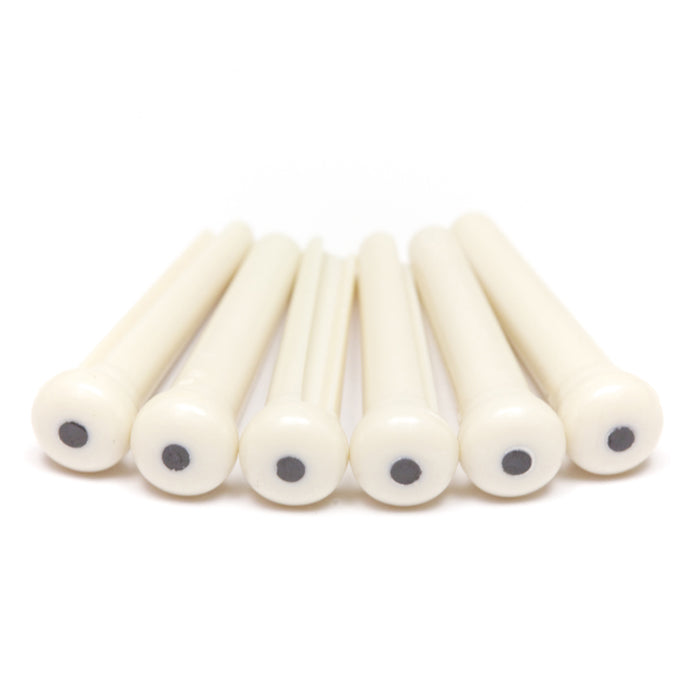 TUSQ Traditional Bridge Pins With 2mm White Dot Inlay (Models 2122 and 1122) - Graph Tech Guitar Labs
