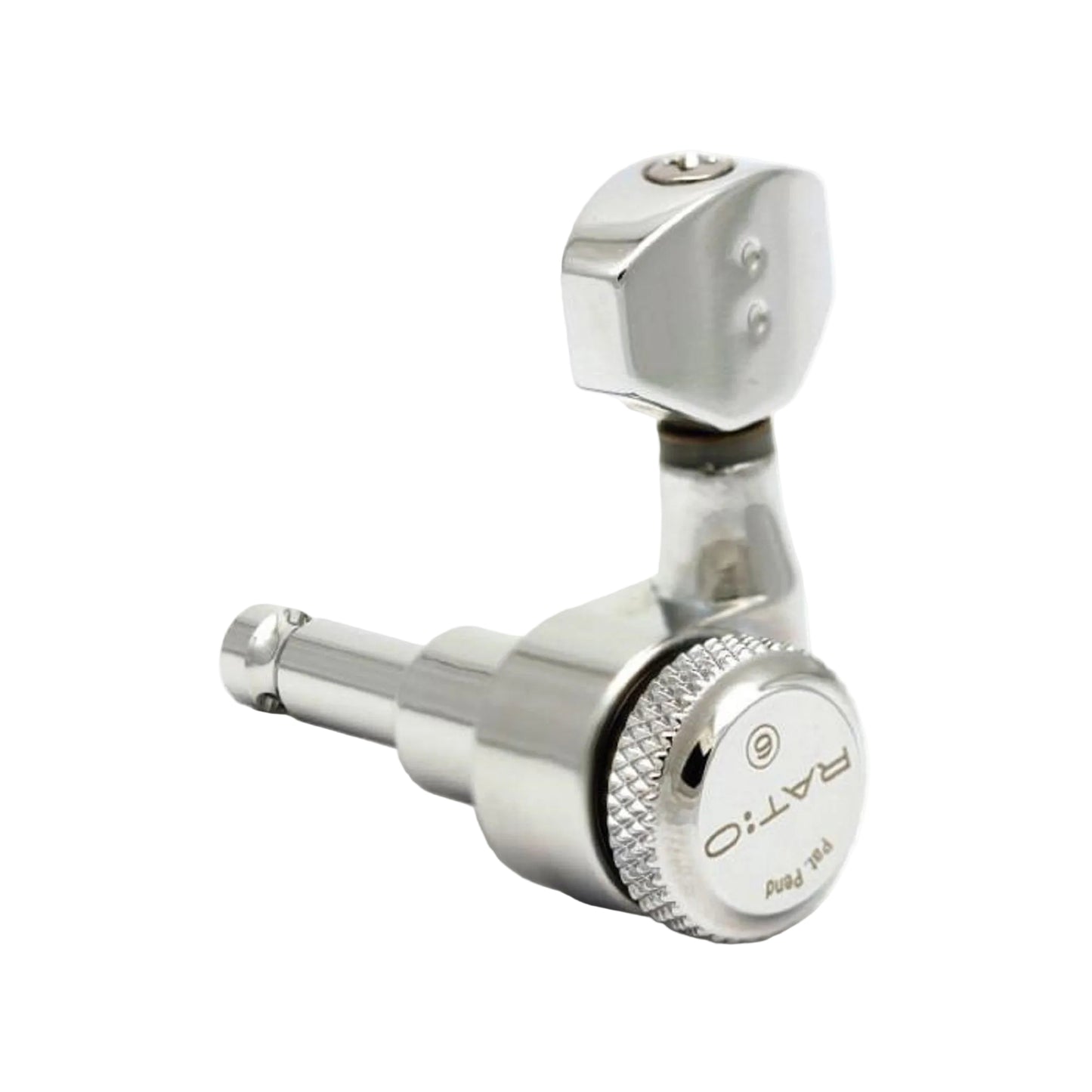 6 In Line Ratio Lefty Electric Locking Machine Heads Mini Contemporary Button (select finish) - Graph Tech Guitar Labs Ltd.