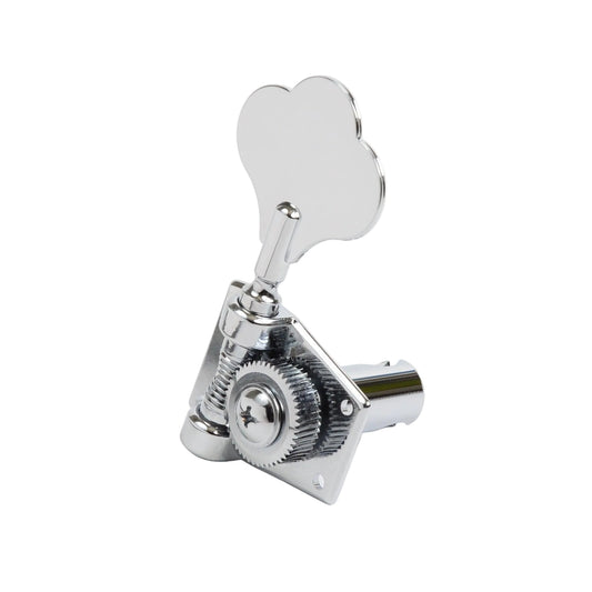 4 String 4-in-line Bass Ratio Open Back Classic Clover Leaf Button - Chrome - Graph Tech Guitar Labs Ltd.