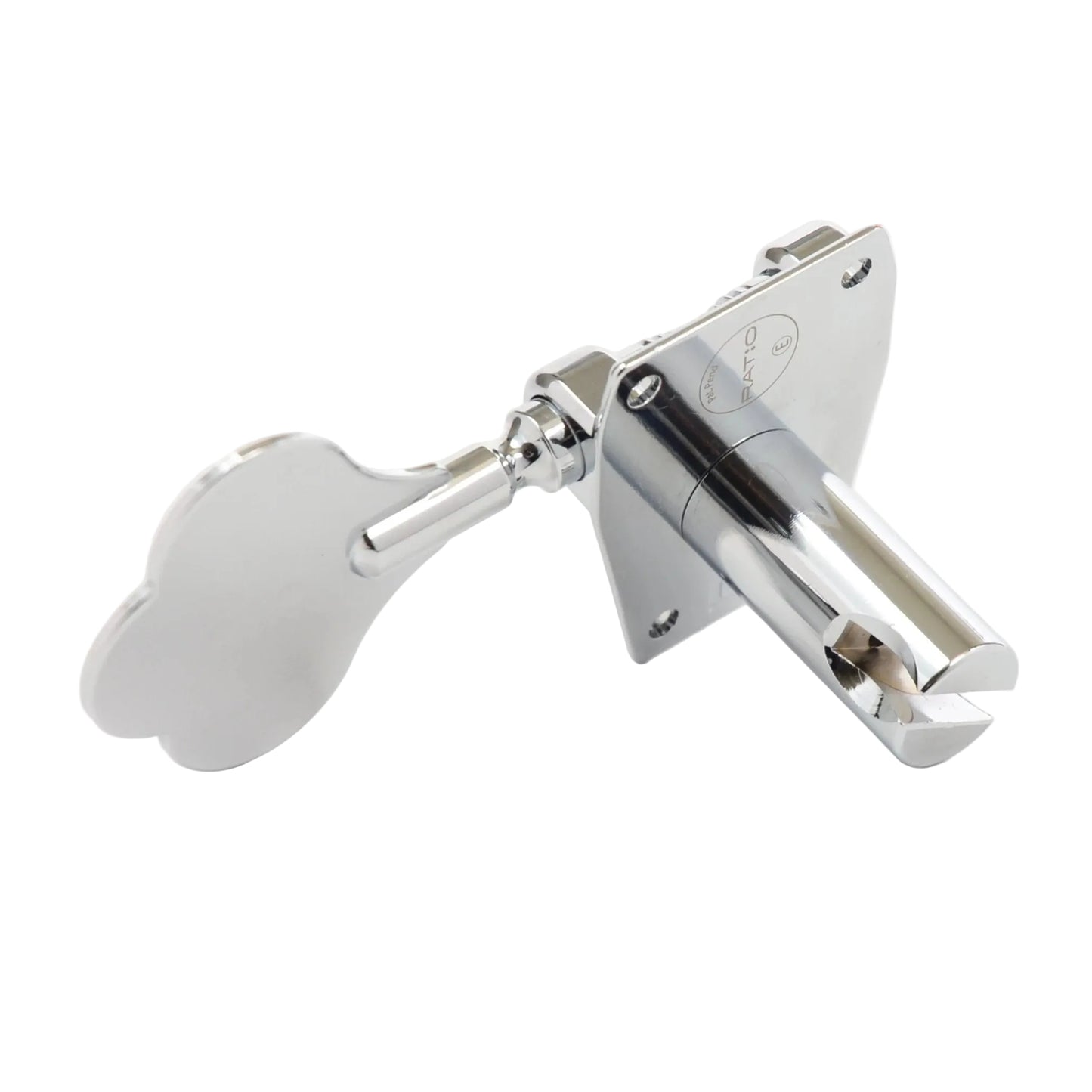 4 String 4-in-line Bass Ratio Open Back Classic Clover Leaf Button - Chrome - Graph Tech Guitar Labs Ltd.