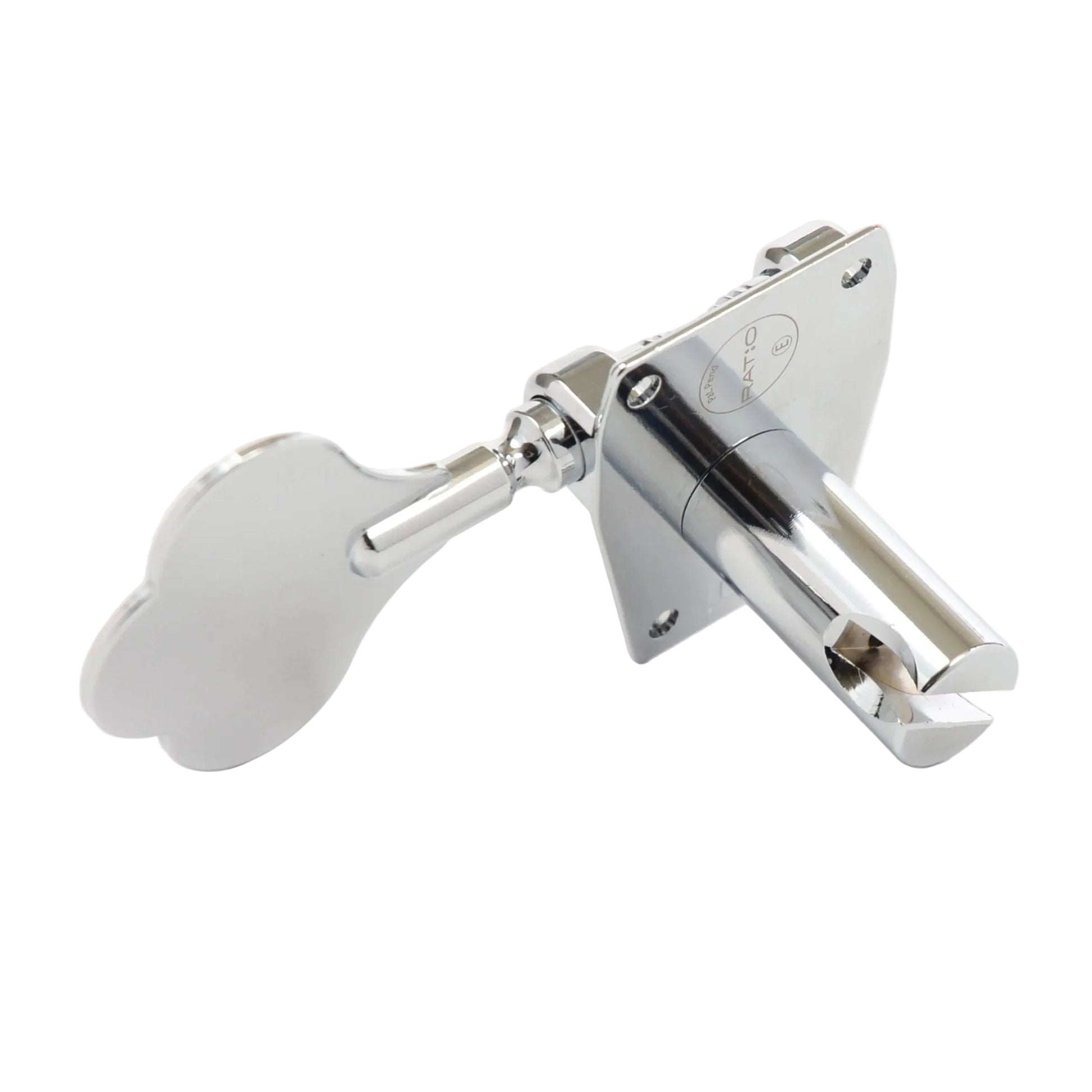 4 String 4-in-line Bass Ratio Open Back Classic Clover Leaf Button - Chrome - Graph Tech Guitar Labs Ltd.