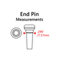 TUSQ End Pin White With 4mm Mother of Pearl Dot - Graph Tech Guitar Labs Ltd.