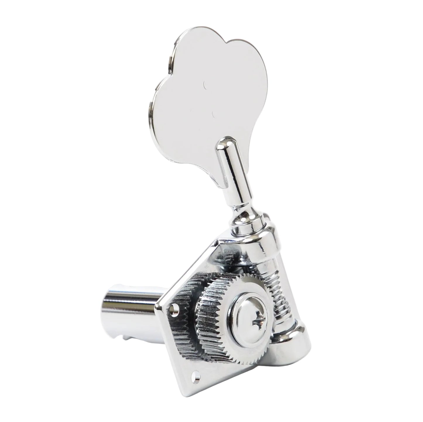 4 String 4-In-Line Bass Ratio Open Back Classic Clover Leaf Button Lefty - Chrome (PRB-4401-LC0) - Graph Tech Guitar Labs
