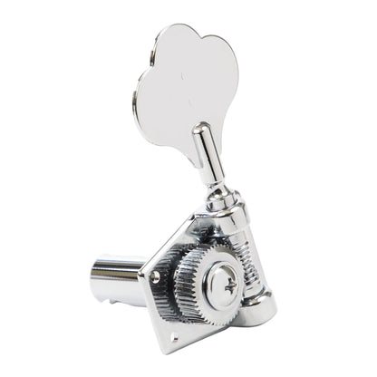 4 String 4-In-Line Bass Ratio Open Back Classic Clover Leaf Button Lefty - Chrome (PRB-4401-LC0) - Graph Tech Guitar Labs