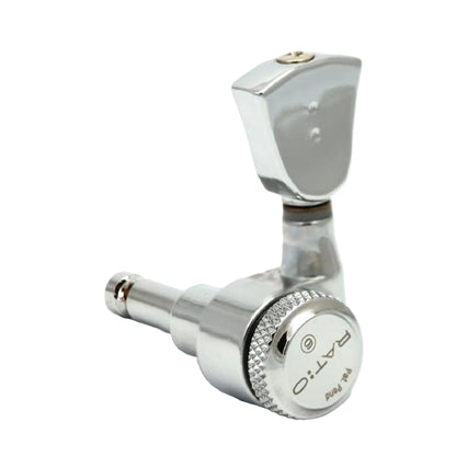 3+3 Lefty Electric Locking Ratio Machine Head Vintage Button (Select Finish) - Graph Tech Guitar Labs Ltd.