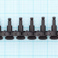 7 String: 7-In-Line Ratio Electric Locking Machine Heads Staggered Posts (PRL-9721-x7, Select Finish and Button) - Graph Tech Guitar Labs