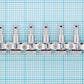 7 String: 7-In-Line Ratio Electric Locking Machine Heads Staggered Posts (PRL-9721-x7, Select Finish and Button) - Graph Tech Guitar Labs