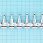 7 String: 7-In-Line Ratio Lefty Electric Locking Machine Heads Staggered Posts (PRL-9721-Lx7, Select Finish and Button) - Graph Tech Guitar Labs