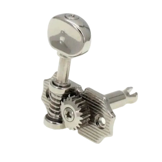 3+3 Retro Ratio Machine Heads (Nickel Finish, Select Button Style) - Graph Tech Guitar Labs Ltd.