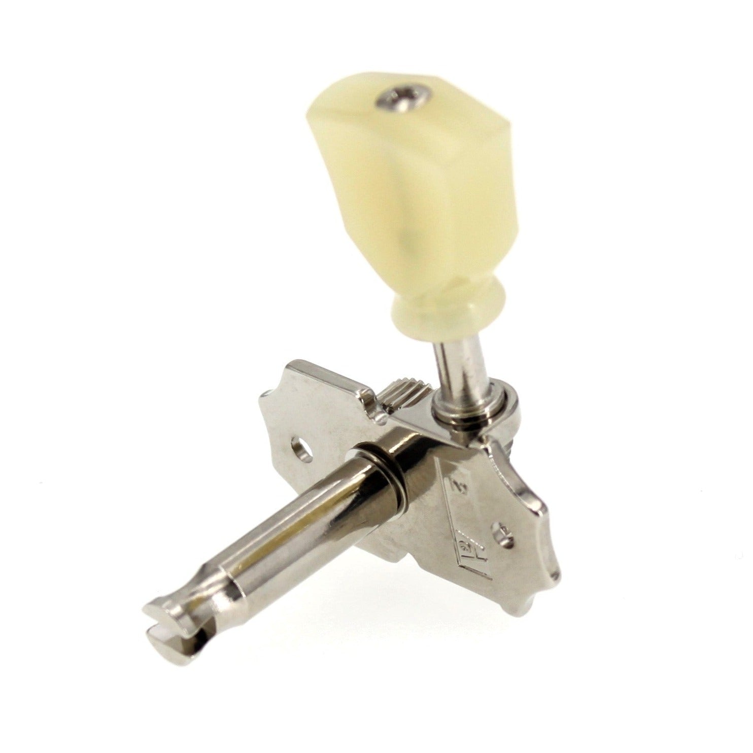 3+3 Waffle-Back Vintage Ratio Machine Heads (Nickel Finish, Select Button Style) - Graph Tech Guitar Labs Ltd.
