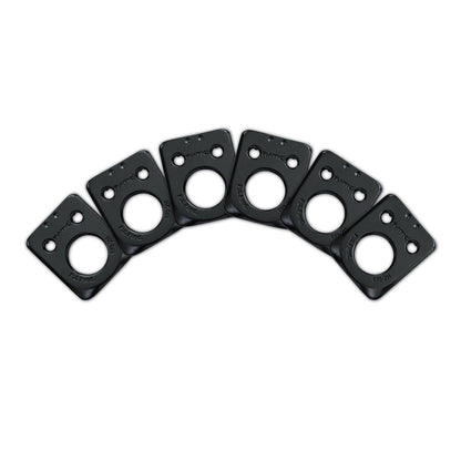 InvisoMatch Plates for Ratio Tuners, Fender Style 2 Pin Hole (set of 6) (Select Finish) - Graph Tech Guitar Labs Ltd.