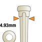 TUSQ Presentation Bridge Pins Black With 4mm Mother of Pearl Dot - Graph Tech Guitar Labs Ltd.