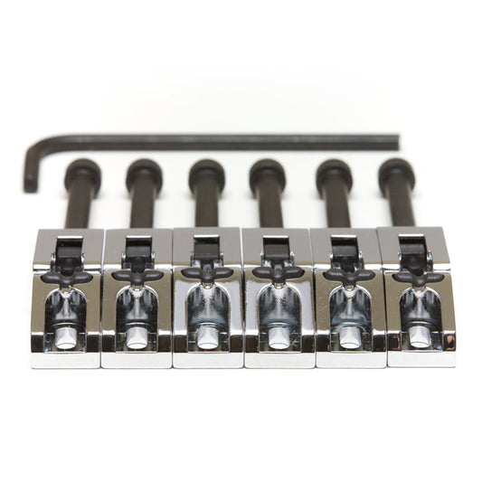 String Saver Floyd Rose Style Saddles - Chrome 6 String - Graph Tech Guitar Labs Ltd.