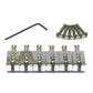 String Saver Classics Saddles Set Strat & Tele Style 2 1/16" String Spacing (Model PG-8000, Select Finish) - Graph Tech Guitar Labs Ltd.