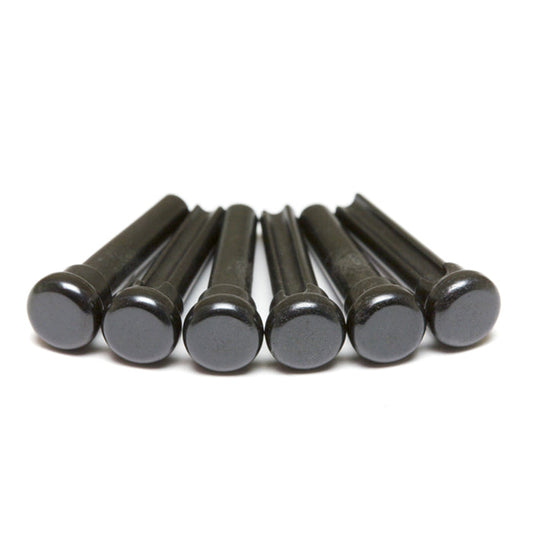 TUSQ Presentation Bridge Pins Black With No Dot - Graph Tech Guitar Labs Ltd.