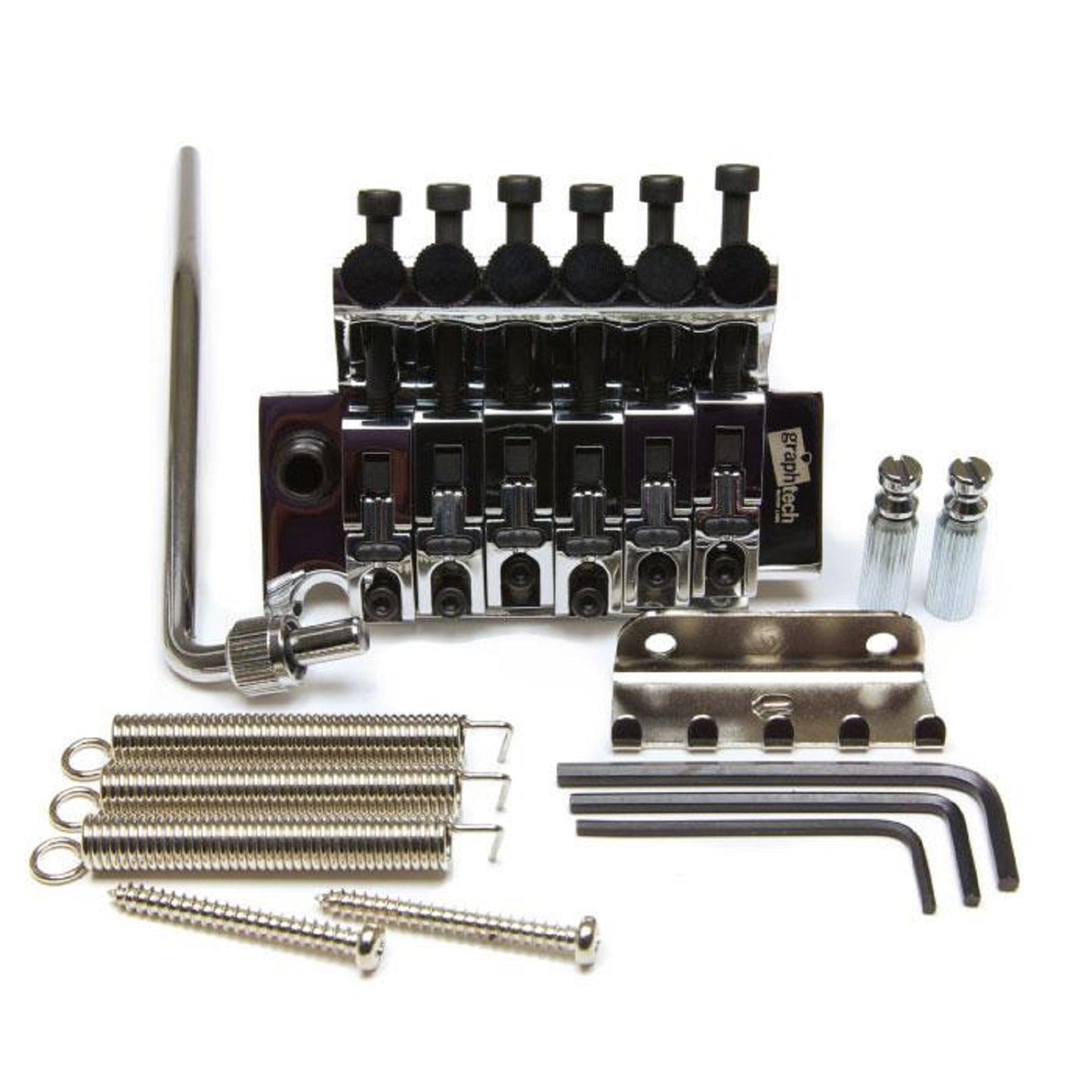 LB63 Floyd Rose Style Locking Bridge With String Savers (Select Finish) - Graph Tech Guitar Labs Ltd.