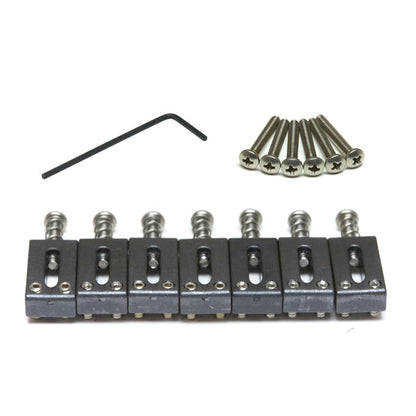 String Saver Originals Strat & Tele Style Saddles 2 7/16" String Spacing - 7 String - Graph Tech Guitar Labs Ltd.