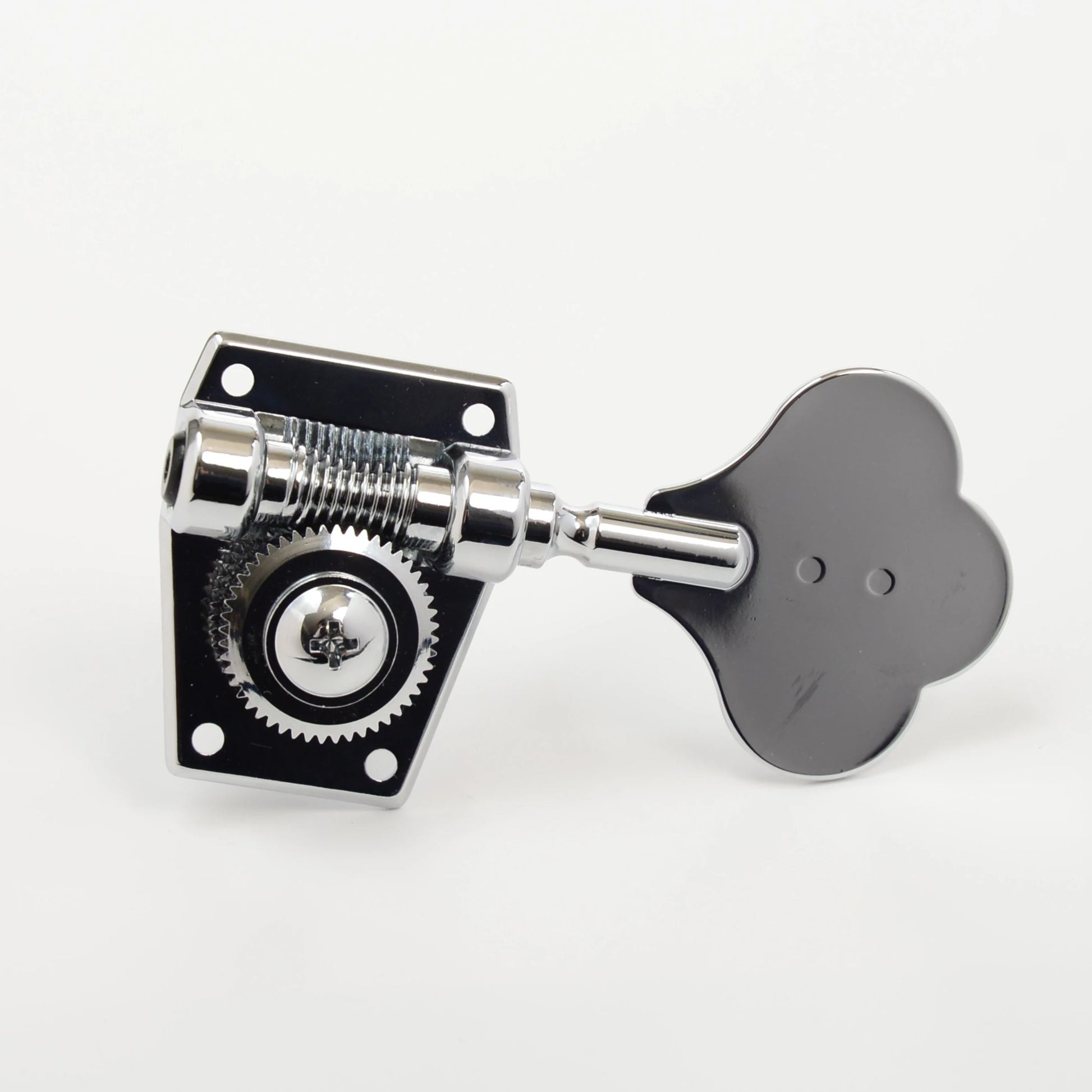 4 String 4-in-line Bass Ratio Open Back Classic Clover Leaf Button - Chrome - Graph Tech Guitar Labs Ltd.