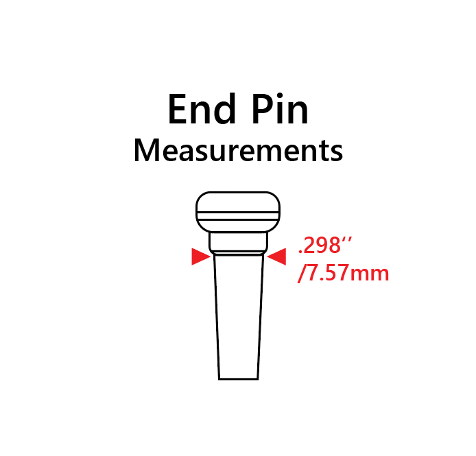 TUSQ End Pin Black With No Dot - Graph Tech Guitar Labs Ltd.
