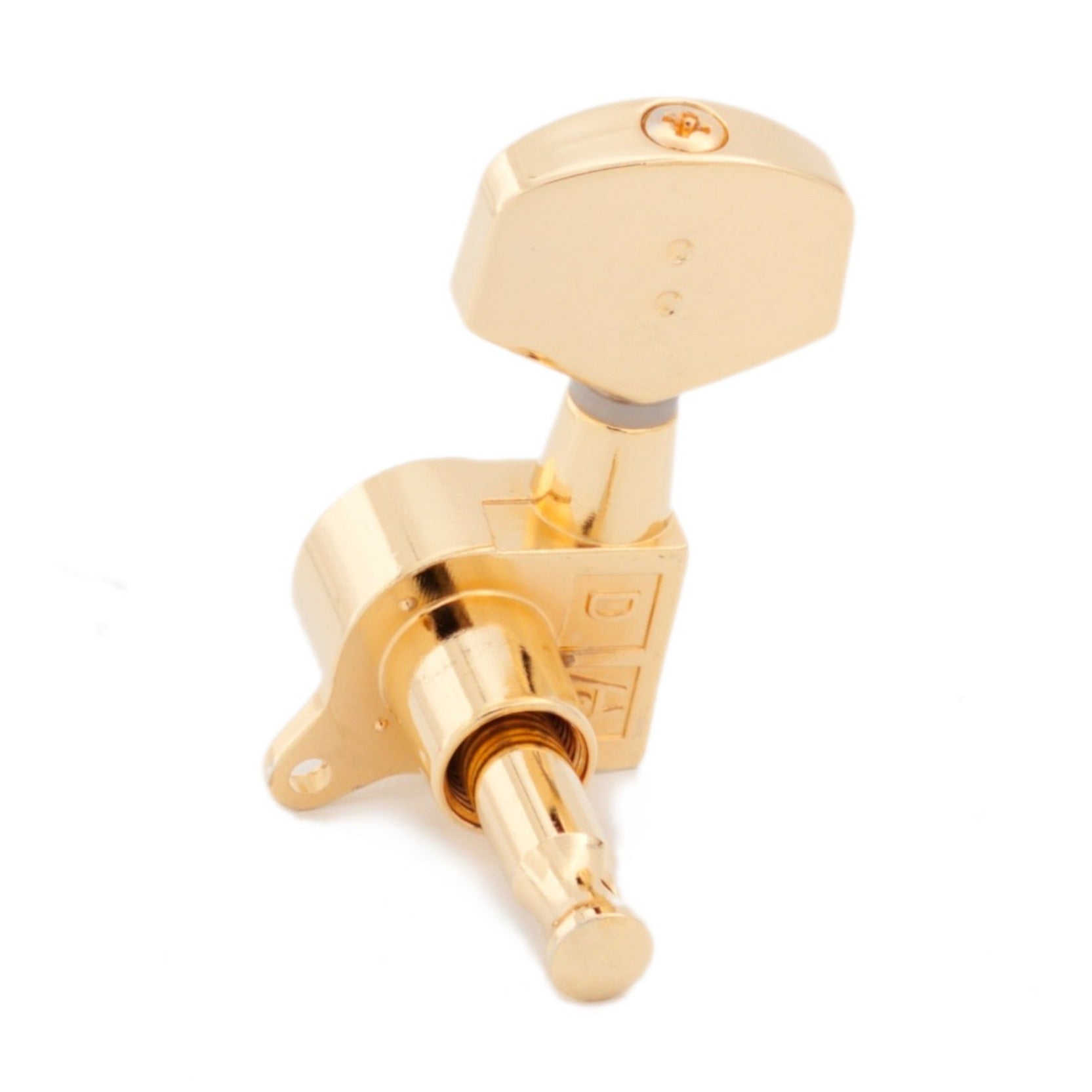 3+3 Ratio Acoustic Guitar Machine Heads Contemporary Buttons in Gold Finish (GT-118-D01-G0) - Graph Tech Guitar Labs