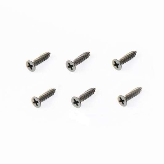 Screw Phil Flat Black 4 x 1/2" String Tree Screw Short 6 pcs. (LW-4004-01) - Graph Tech Guitar Labs