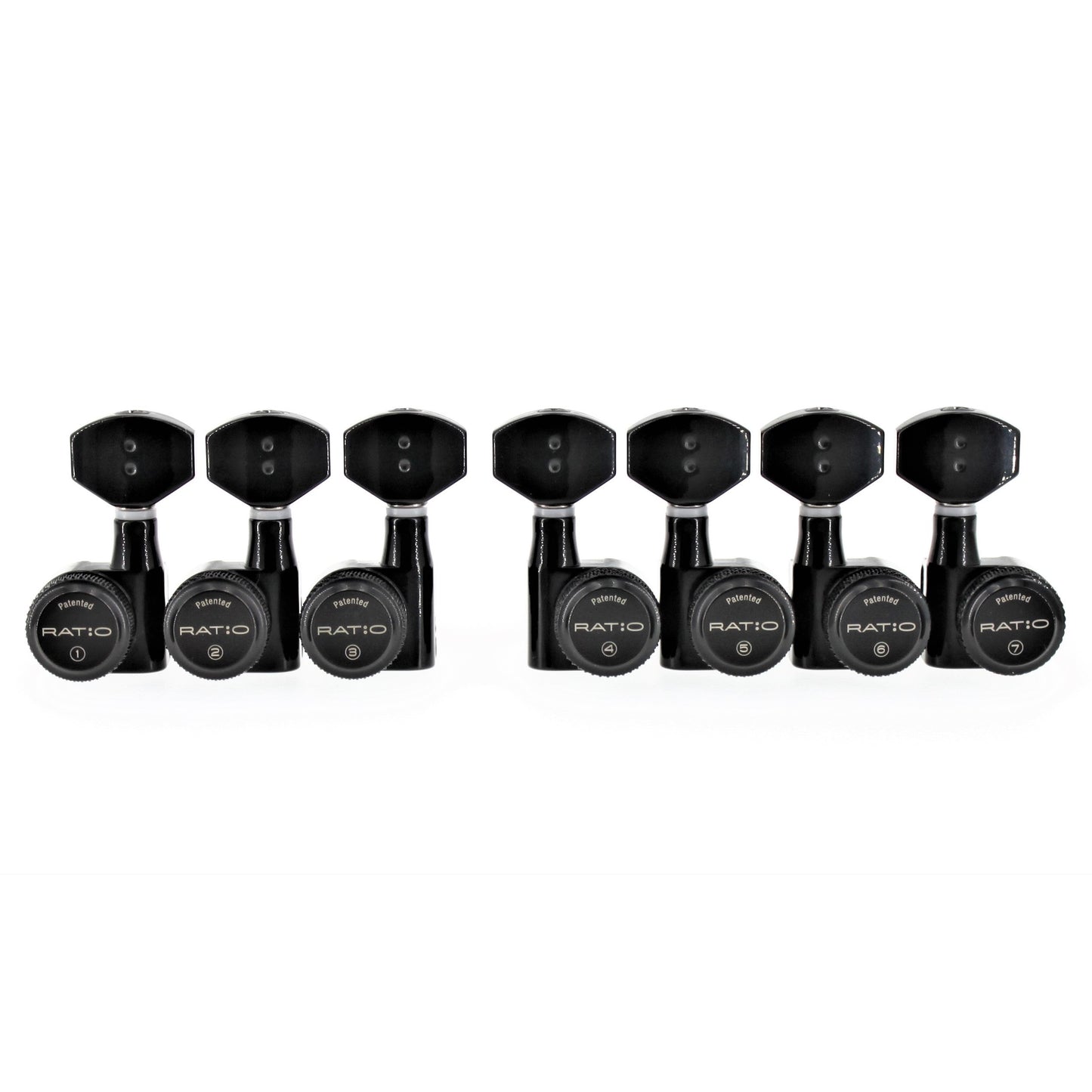4+3: RATIO 7 STRING LOCKING MACHINE HEADS (SELECT FINISH) - Graph Tech Guitar Labs Ltd.