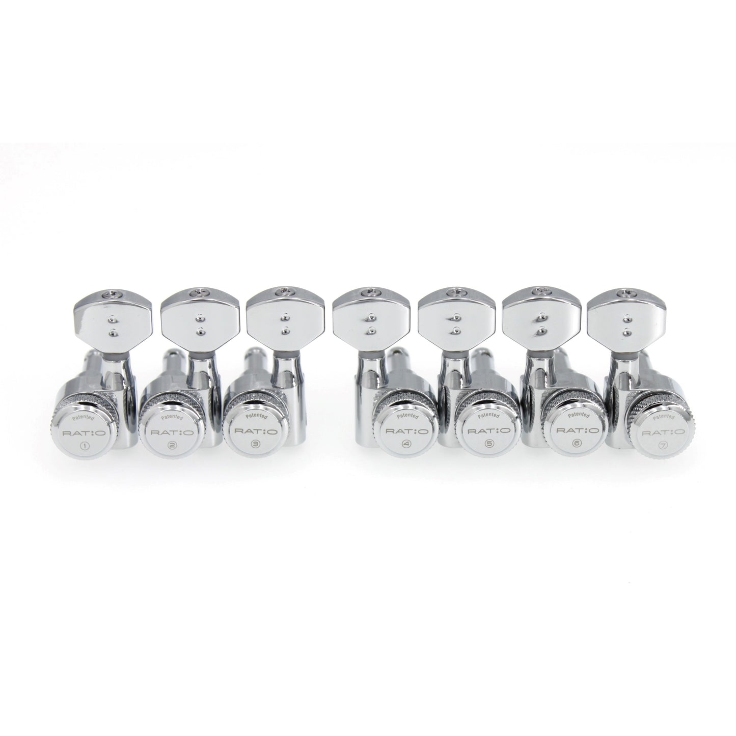 4+3: RATIO 7 STRING LOCKING MACHINE HEADS (SELECT FINISH) - Graph Tech Guitar Labs Ltd.