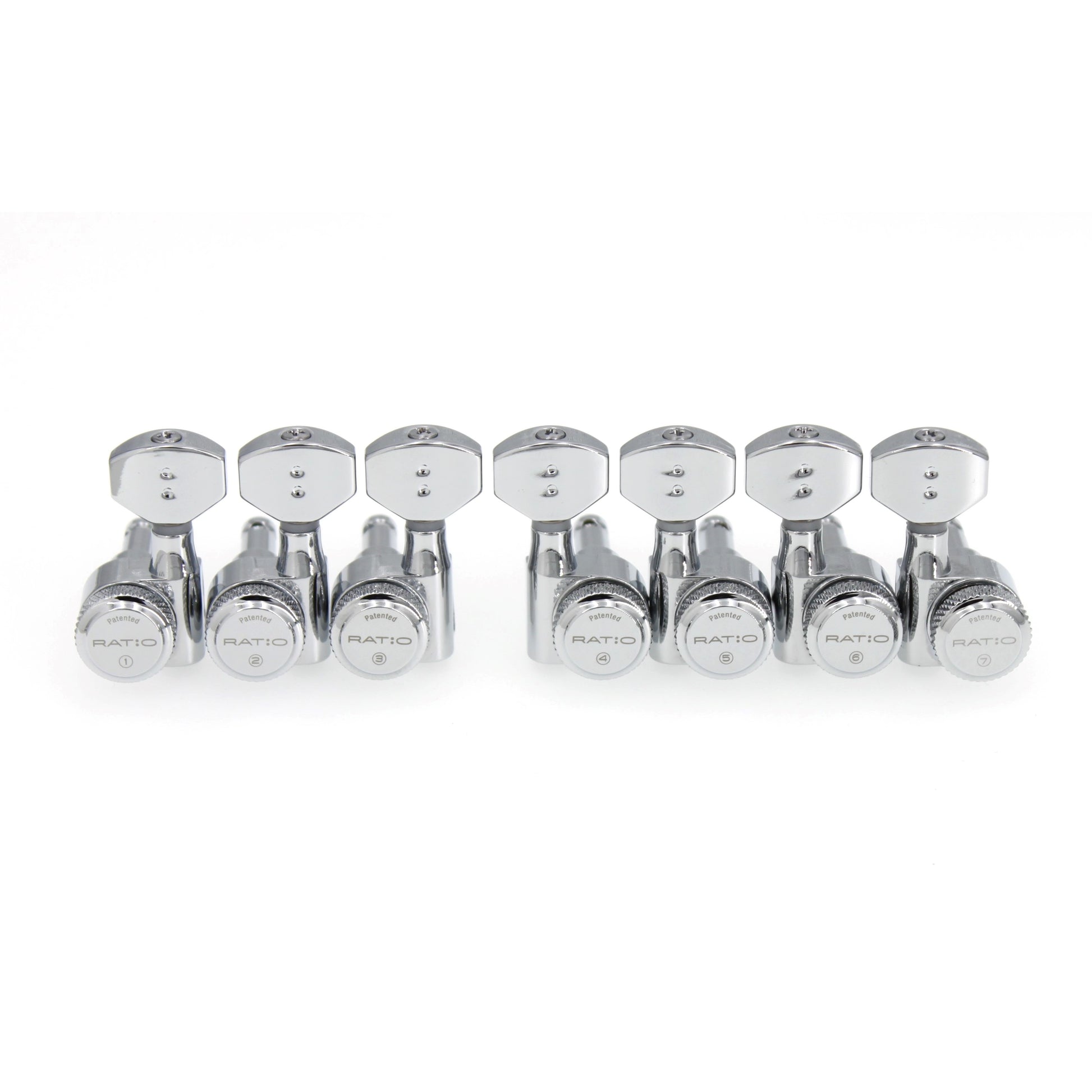 4+3: RATIO 7 STRING LOCKING MACHINE HEADS (SELECT FINISH) - Graph Tech Guitar Labs Ltd.