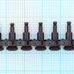 7 String: 7-In-Line Ratio Electric Locking Machine Heads Staggered Posts (PRL-9721-x7, Select Finish and Button) - Graph Tech Guitar Labs