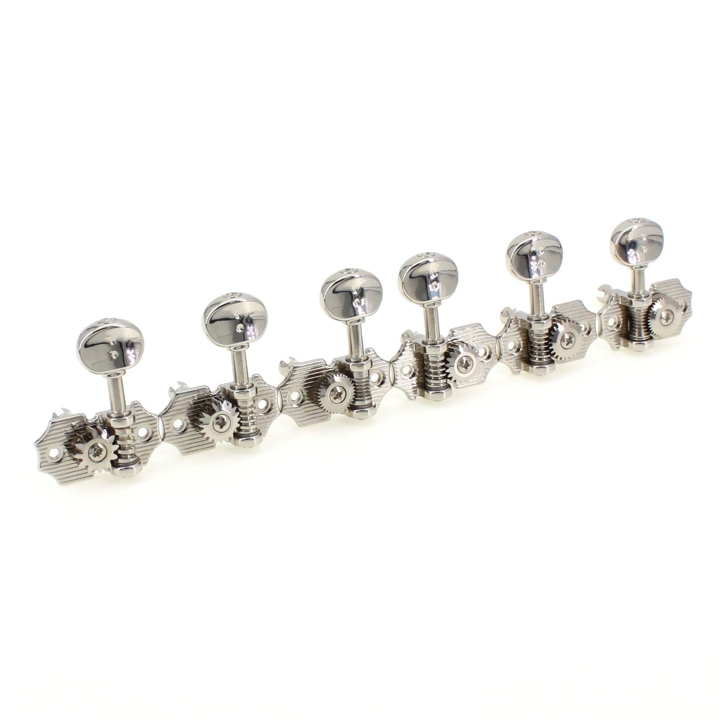 3+3 Retro Ratio Machine Heads (Nickel Finish, Select Button Style) - Graph Tech Guitar Labs Ltd.