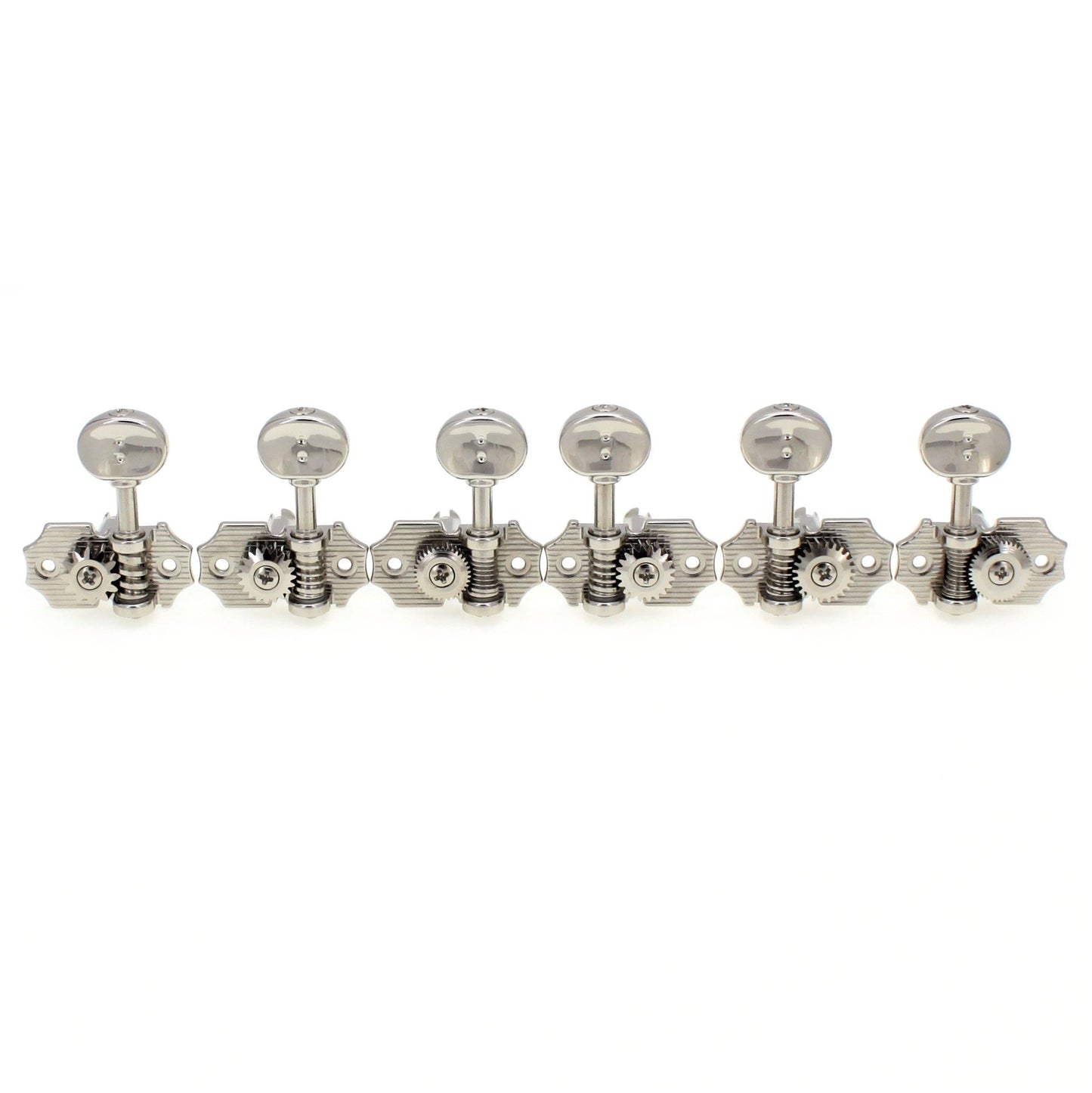 3+3 Retro Ratio Machine Heads (Nickel Finish, Select Button Style) - Graph Tech Guitar Labs Ltd.
