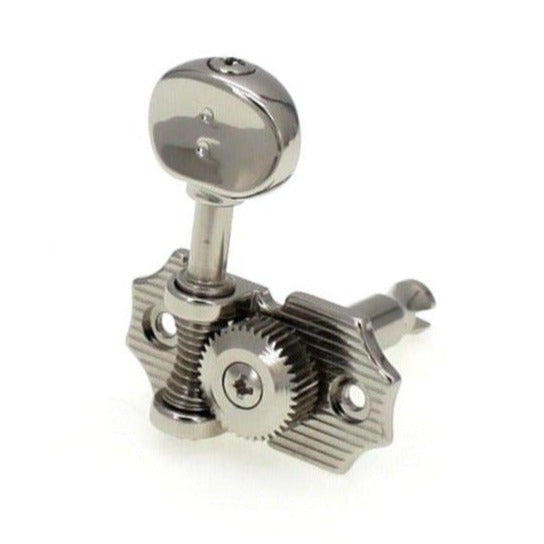 3+3 Retro Ratio Machine Heads (Nickel Finish, Select Button Style) - Graph Tech Guitar Labs Ltd.
