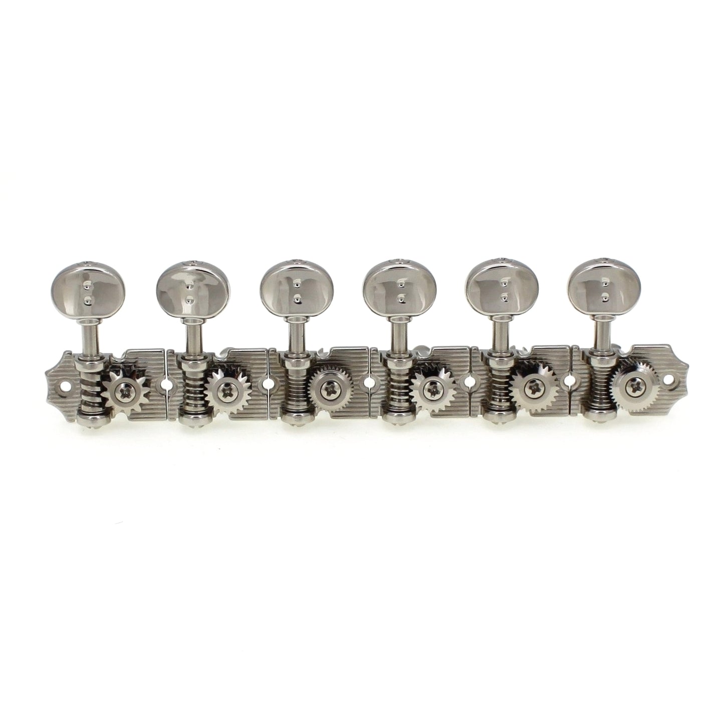 6-In-Line Retro Fender Style Ratio Machine Heads (Nickel Finish) - Graph Tech Guitar Labs Ltd.