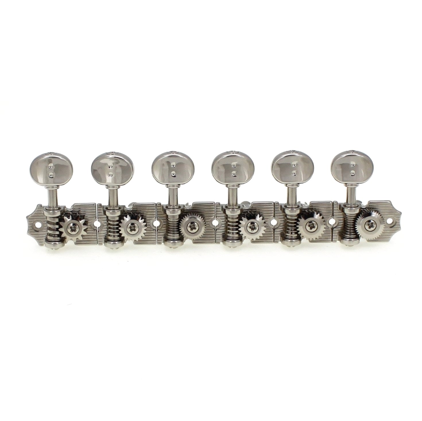 6-In-Line Retro Fender Style Ratio Machine Heads (Nickel Finish) - Graph Tech Guitar Labs Ltd.