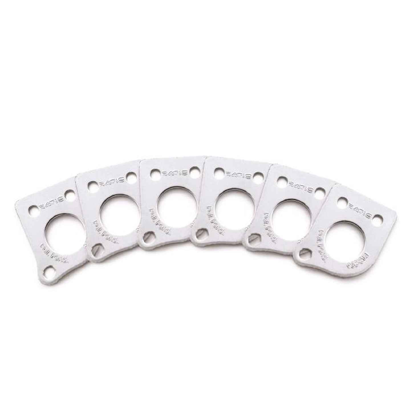 InvisoMatch Plates for Ratio Tuners, 45 degree Screw Hole (set of 6) (Select Finish) - Graph Tech Guitar Labs Ltd.