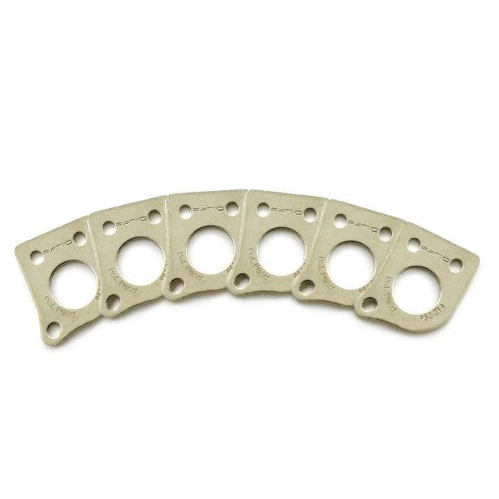 InvisoMatch Plate for Ratio Tuners, 45 degree Screw Hole (set of 6) - Graph Tech Guitar Labs Ltd.